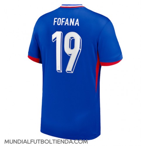 Camiseta Francia Youssouf Fofana #19 Primera Equipación Replica Eurocopa 2024 mangas cortas